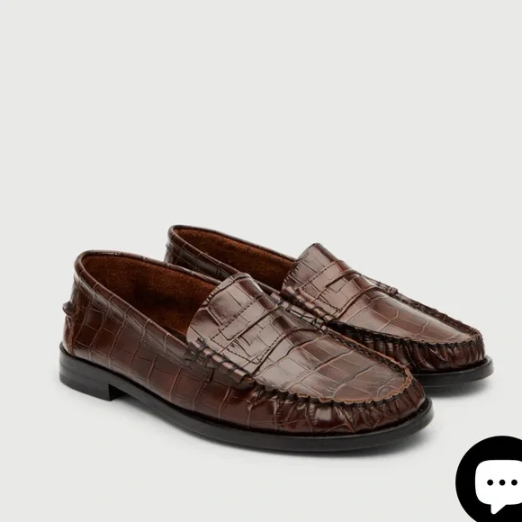 Augusta the Brand Zoe Croc Effect Loafer - Picture 9 of 9